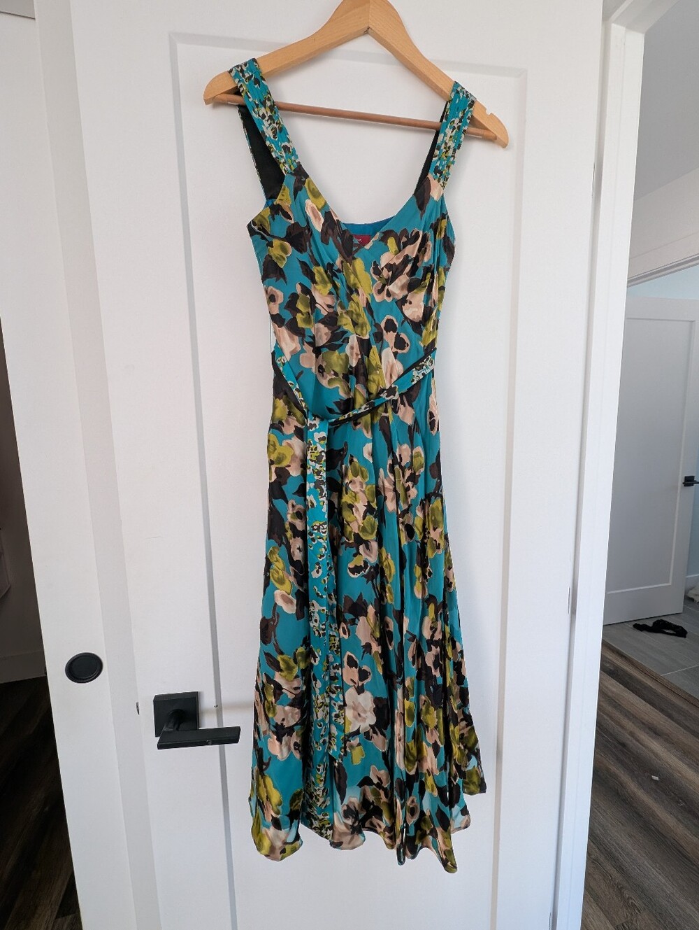 Floral Silk-Blend Dress